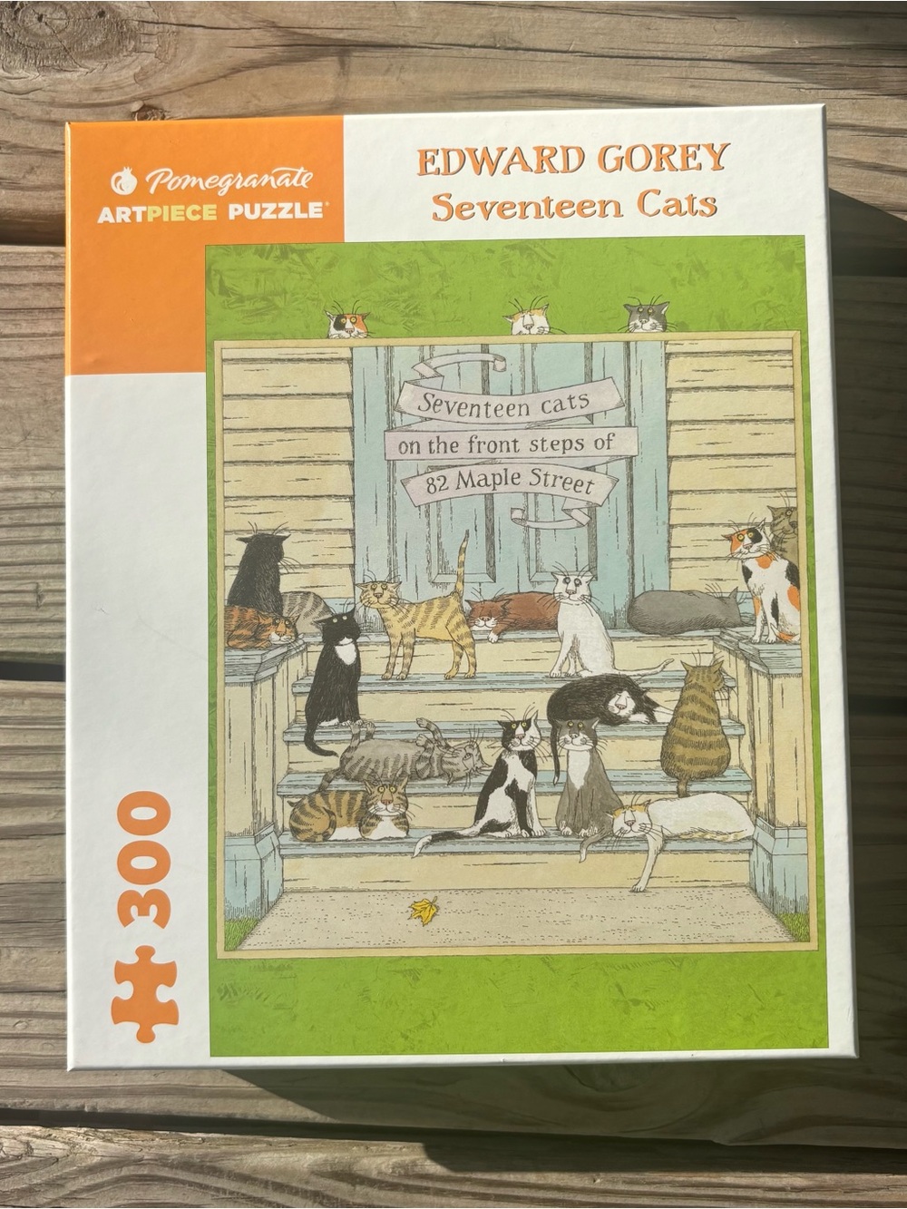 Edward Gorey Seventeen Cats 300 Piece Puzzle